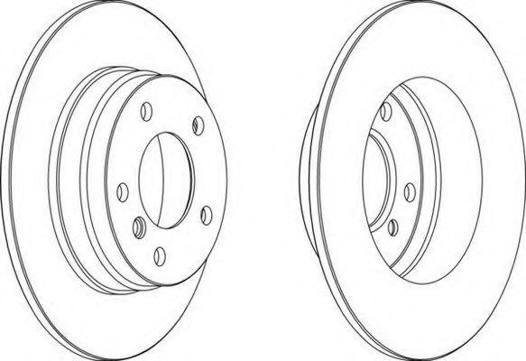 FERODO DDF249-1 Brake Disc